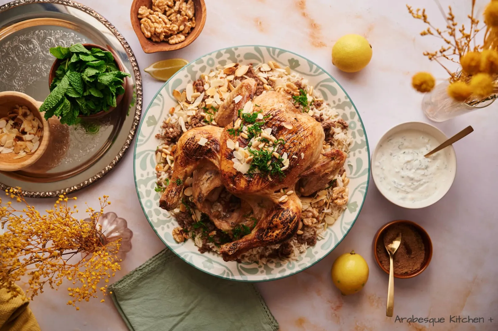 Chicken Fattah with Rice