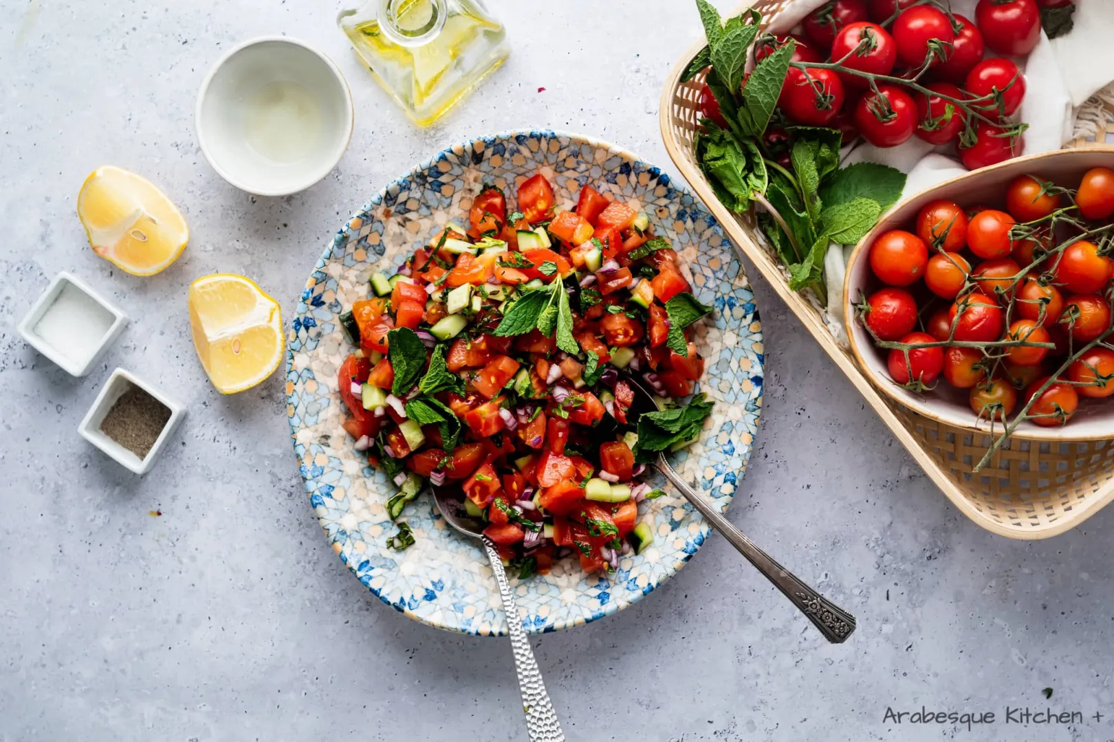 Salade de Tomates Marocaine